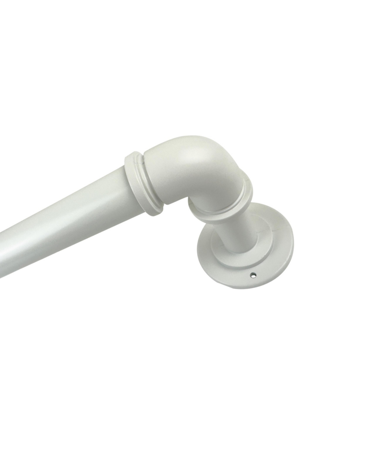1" Pipe Blackout Curtain Rod 28-48" - White