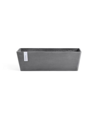 Modern Recycled Bruges Plastic Rectangular Flower Pot Planter