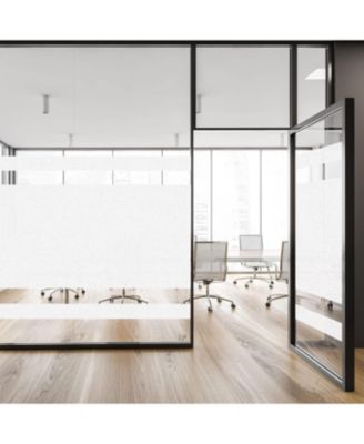 Window Privacy Film Frosted Glass UV Protection (23.4 x 77.1 Inch)