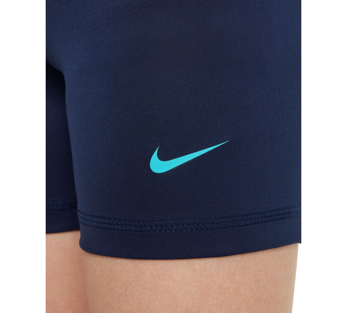 Nike Big Girls Pro Dri-fit Logo-Waistband Shorts -dusty Cactus