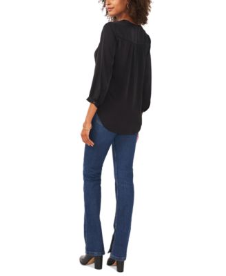 Women's V-Neck 3/4-Sleeve Top