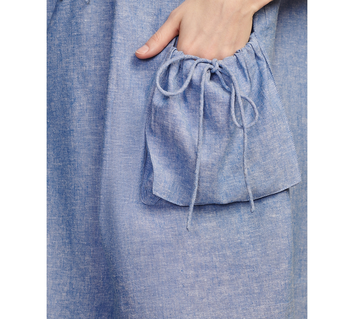 Lucky Brand Women's Market Puff-Sleeve Shift Dress