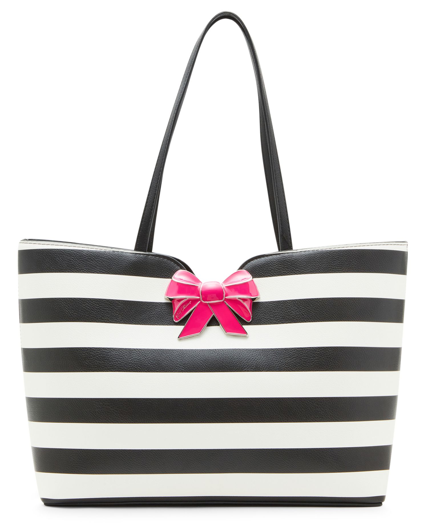 Striped Bow Tote