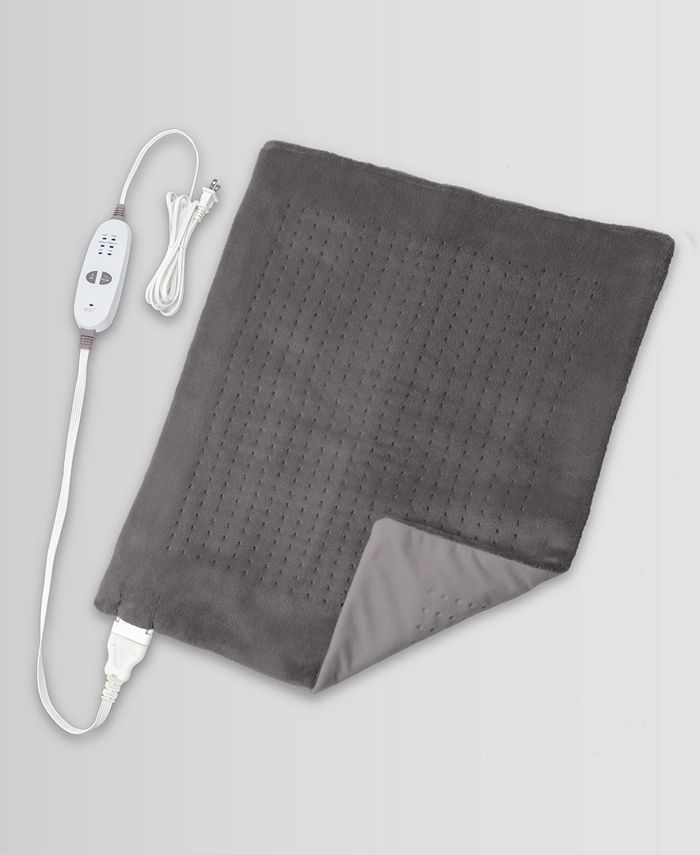 Sharper Image Calming Heat Massaging Weighted Heating Pad XXL Wide