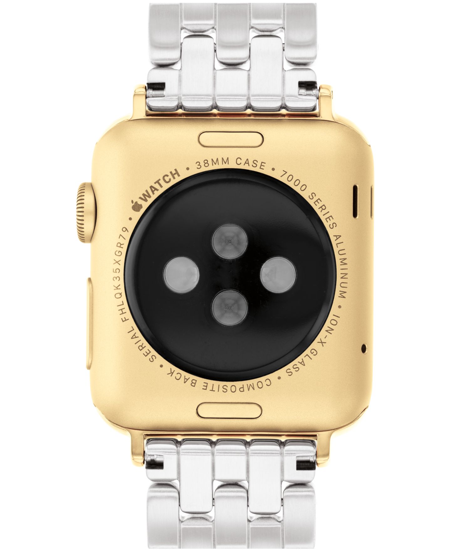 Двухцветный стальной ремешок Coach для Apple Watch 38/40/41 мм — фото 3