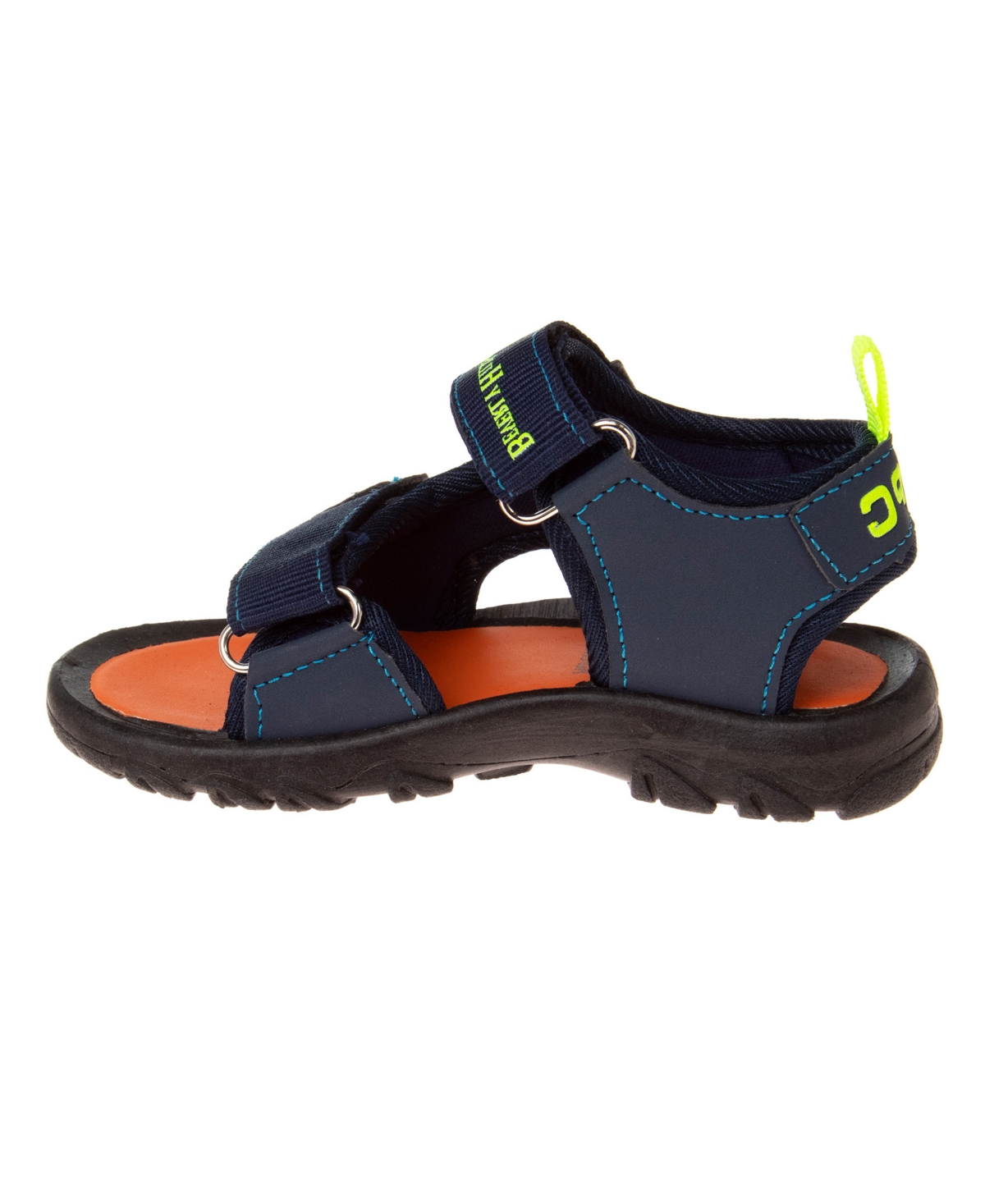 Shop Beverly Hills Polo Club Toddler Double Hook And Loop Sport Sandals In Black Camo
