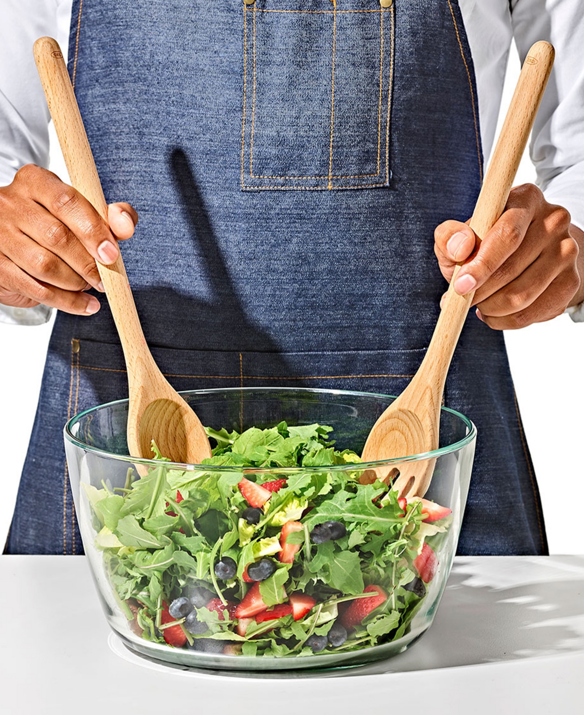 Oxo Good Grips Beech Wood 2-Piece Salad Server Set