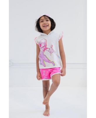 Toddler Girls SPIDERMAN Spidey and His Amazing Friends Cosplay Tank Top and Dolphin Active French Terry Shorts Outfit Set