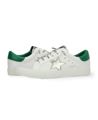 GRANDE - WHITE GOLD GREEN POP Women's's Sneaker by