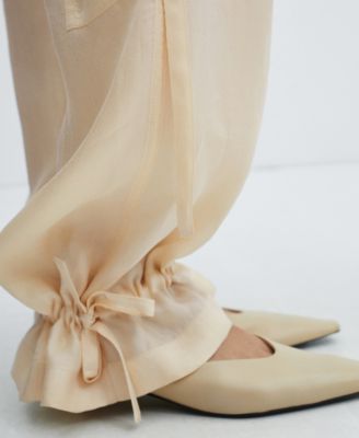 MANGO Women's Lyocell Cargo Trousers