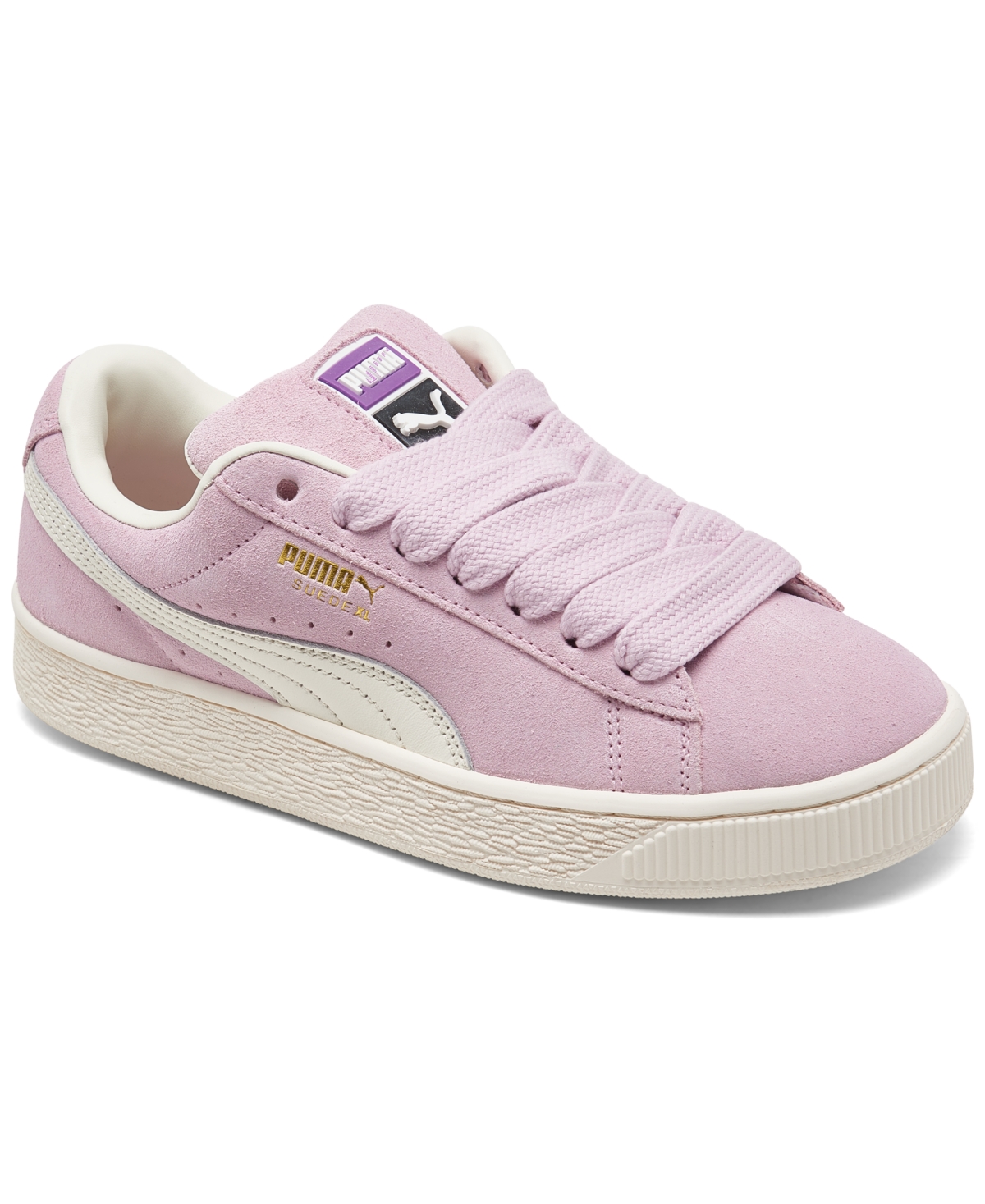 Puma Women's Suede Xl Casual Sneakers From Finish Line In Purple