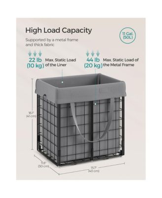 Laundry Hamper,Laundry Basket, Collapsible Clothes Hamper, Removable and Washable Liner