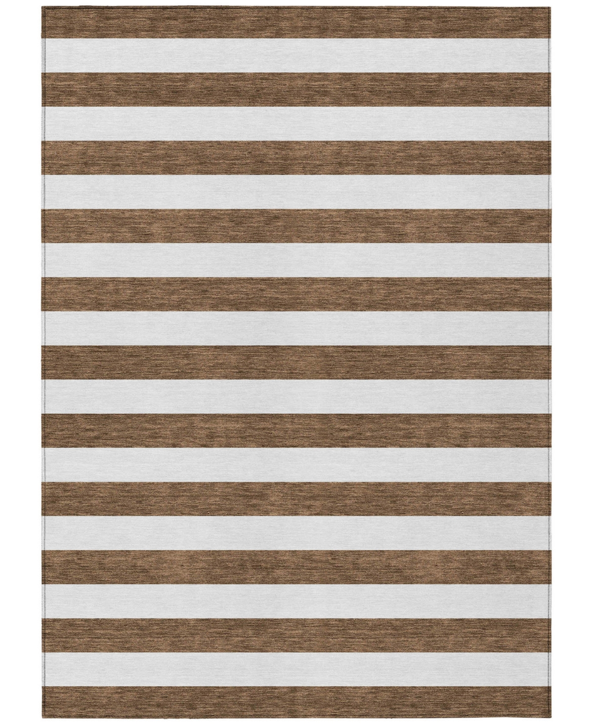 Addison Chantille Machine Washable Acn528 8'x10' Area Rug In Chocolate