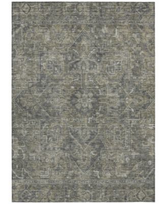 Addison Chantille Machine Washable Acn561 Area Rug Collection In Gray
