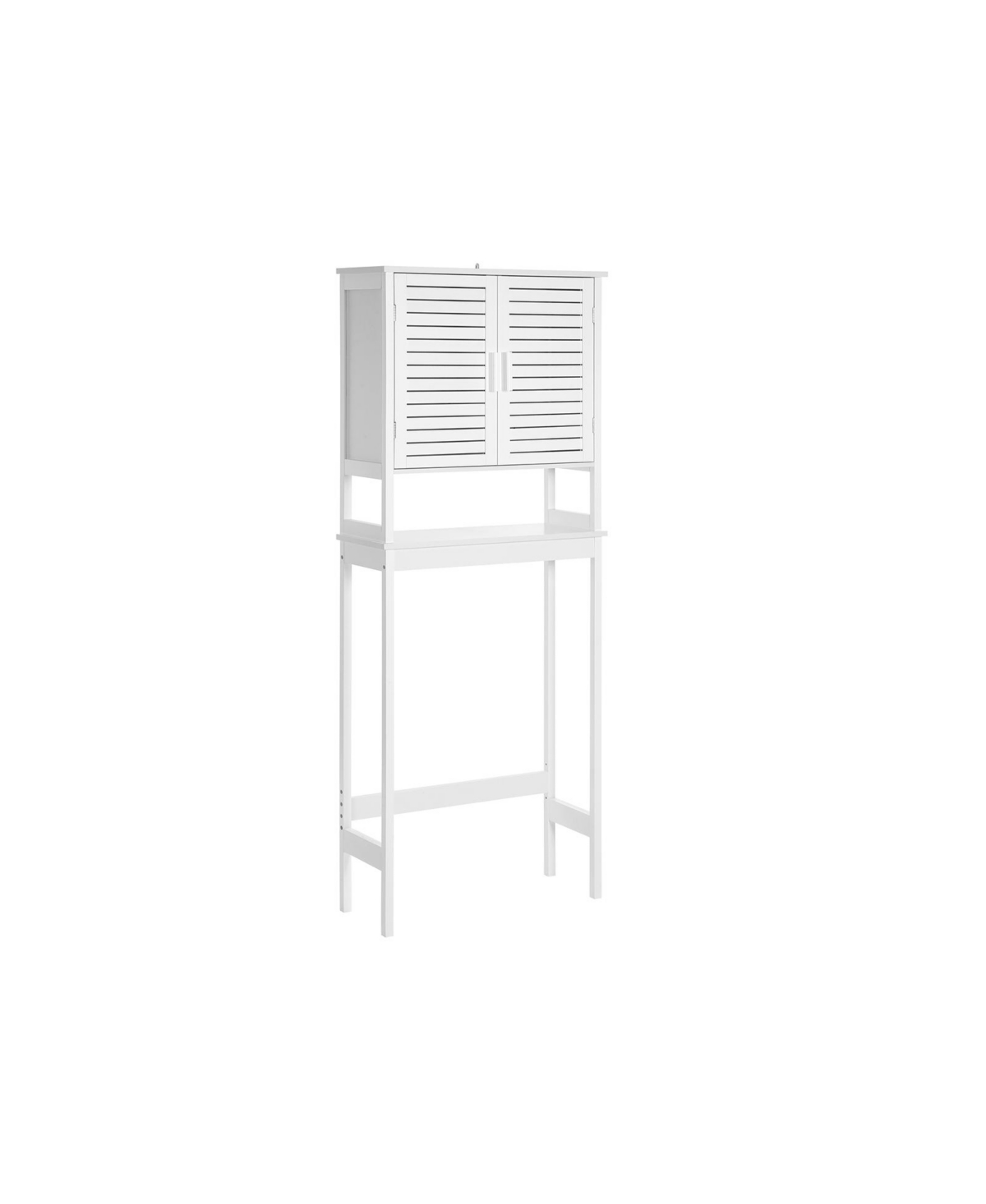 Over-the-toilet Storage, Bathroom Cabinet With Adjustable Inside Shelf - White