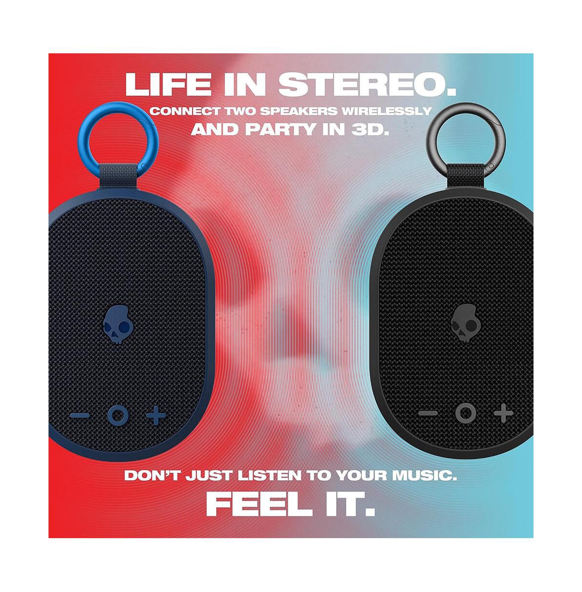 Skull Candy Kilo Wireless Bluetooth Mini Speaker - Red