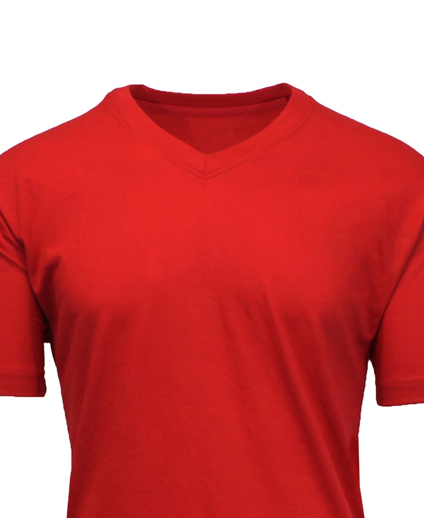 Мужские футболки Blue Ice Short Sleeve V-Neck Tee-5 Pack, цвет: Угольный красный меланжевый серый белый королевский синий — фото 4