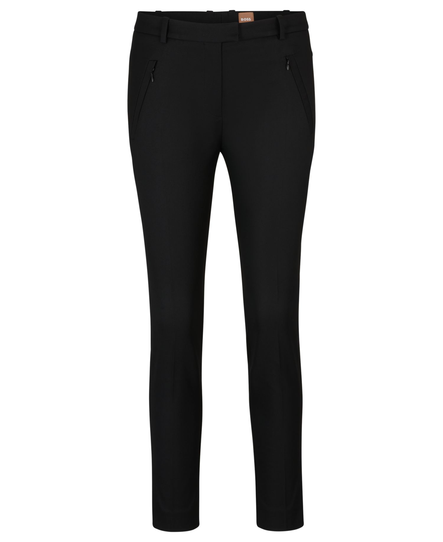 BOSS by Women's Cropped Slim-Fit pants