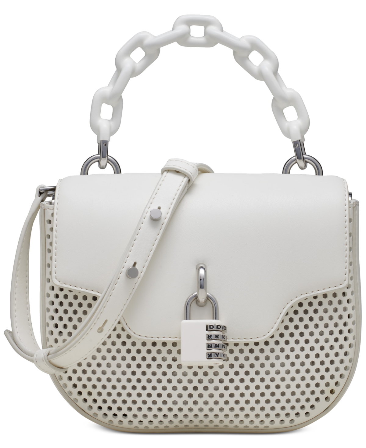 Tomi Chain Top Handle Crossbody - Marshmallo