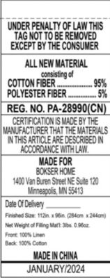 Linen Box Stitch Quilt - King/Cal King