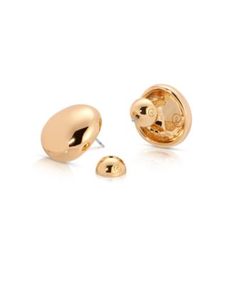 Polished Pebble Stud Earrings