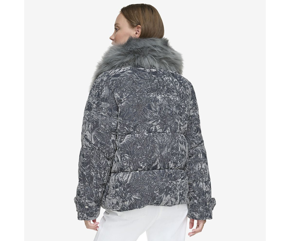 Women's Charleroi Crushed Velvet Down Puffer