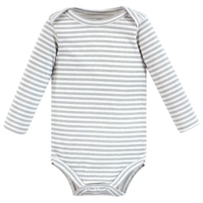 Soft Cotton Long-Sleeve Bodysuit 5Pk