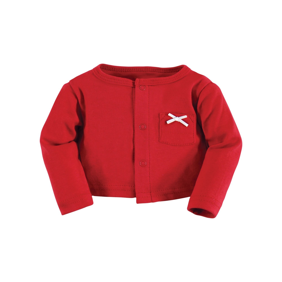 Hudson Baby Baby Girls Cotton Dress and Cardigan Set,- North pole