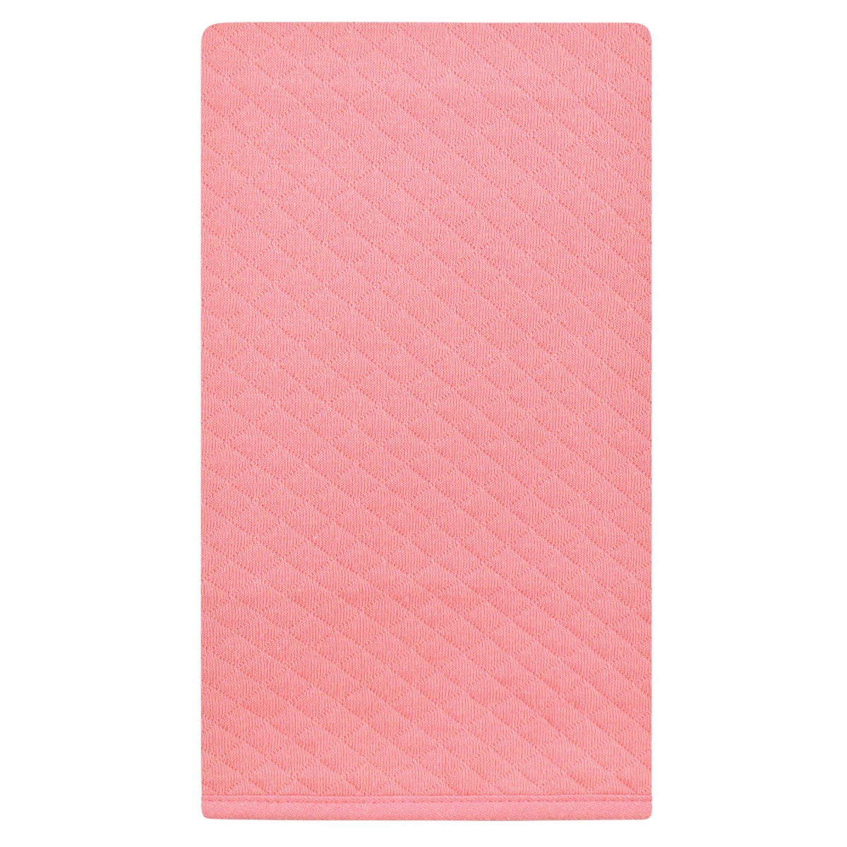 Hudson Baby Infant Girl Quilted Burp Cloths, One