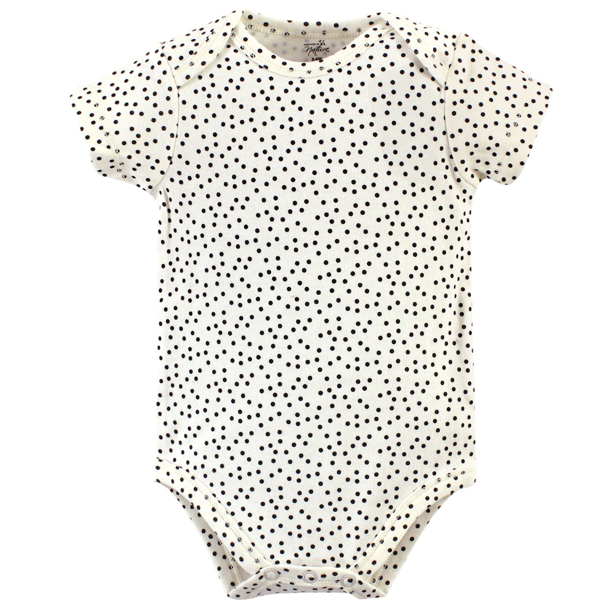 Touched by Nature Baby Girls Baby Organic Cotton Bodysuits 5pk,- Poppy