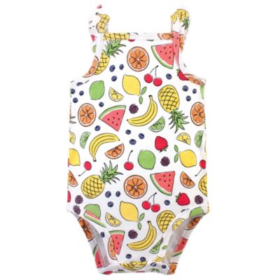 Baby Girls 5Pk Natural Sleeveless Bodysuits