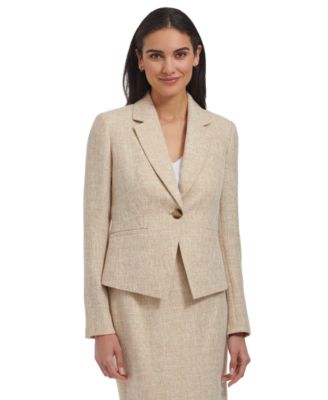 Calvin Klein - Women's One Button Blazer