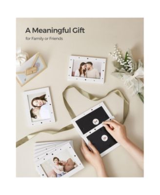 12-Opening Photo Collage Frame with Glass Cover for Multiple Picture Display