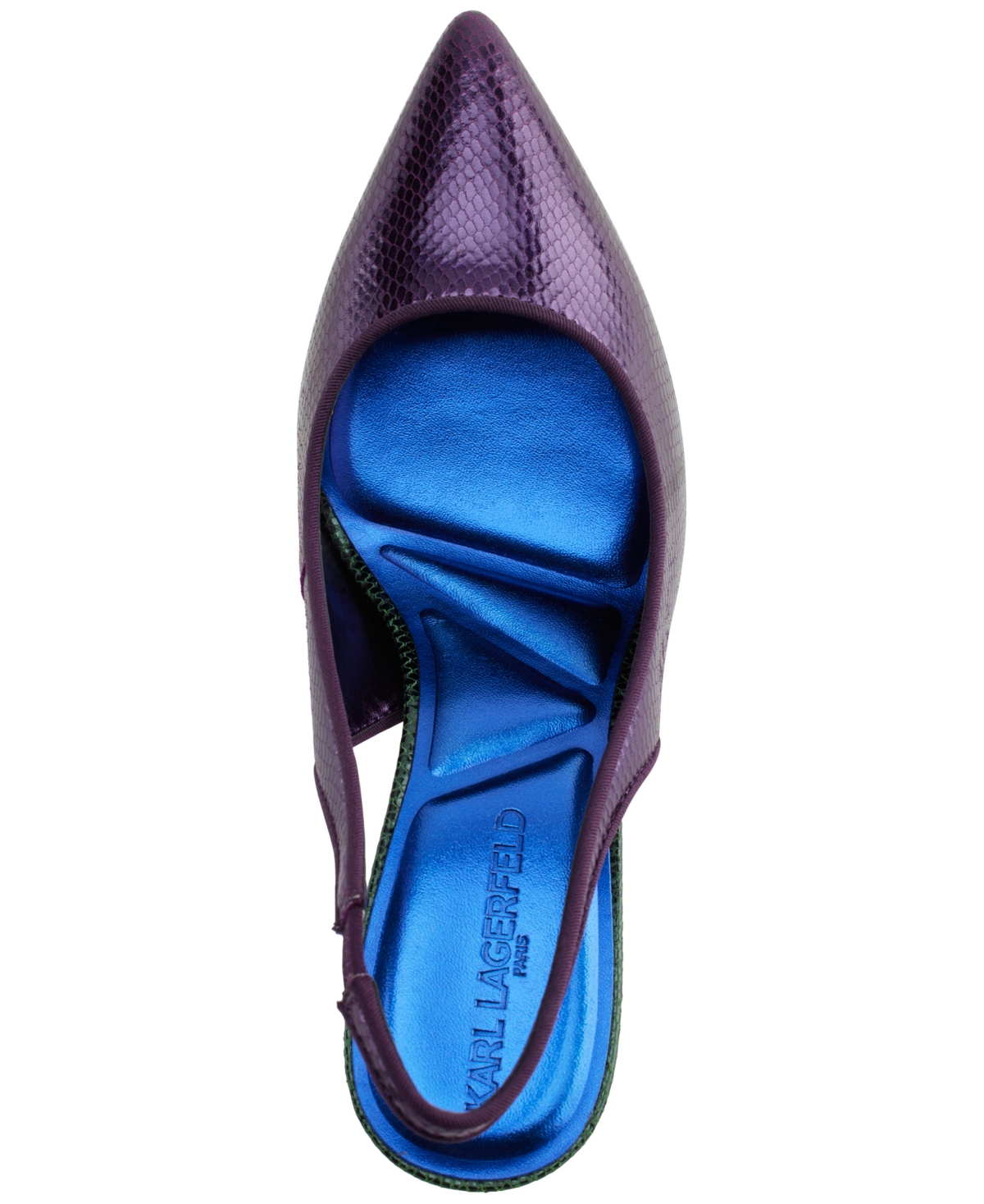 KARL LAGERFELD WOMEN'S ROSALYN POINTED-TOE SLINGBACK PUMPS 