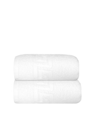 Milos Greek Key 100% Turkish Cotton Hand Towel, 16" x 30"
