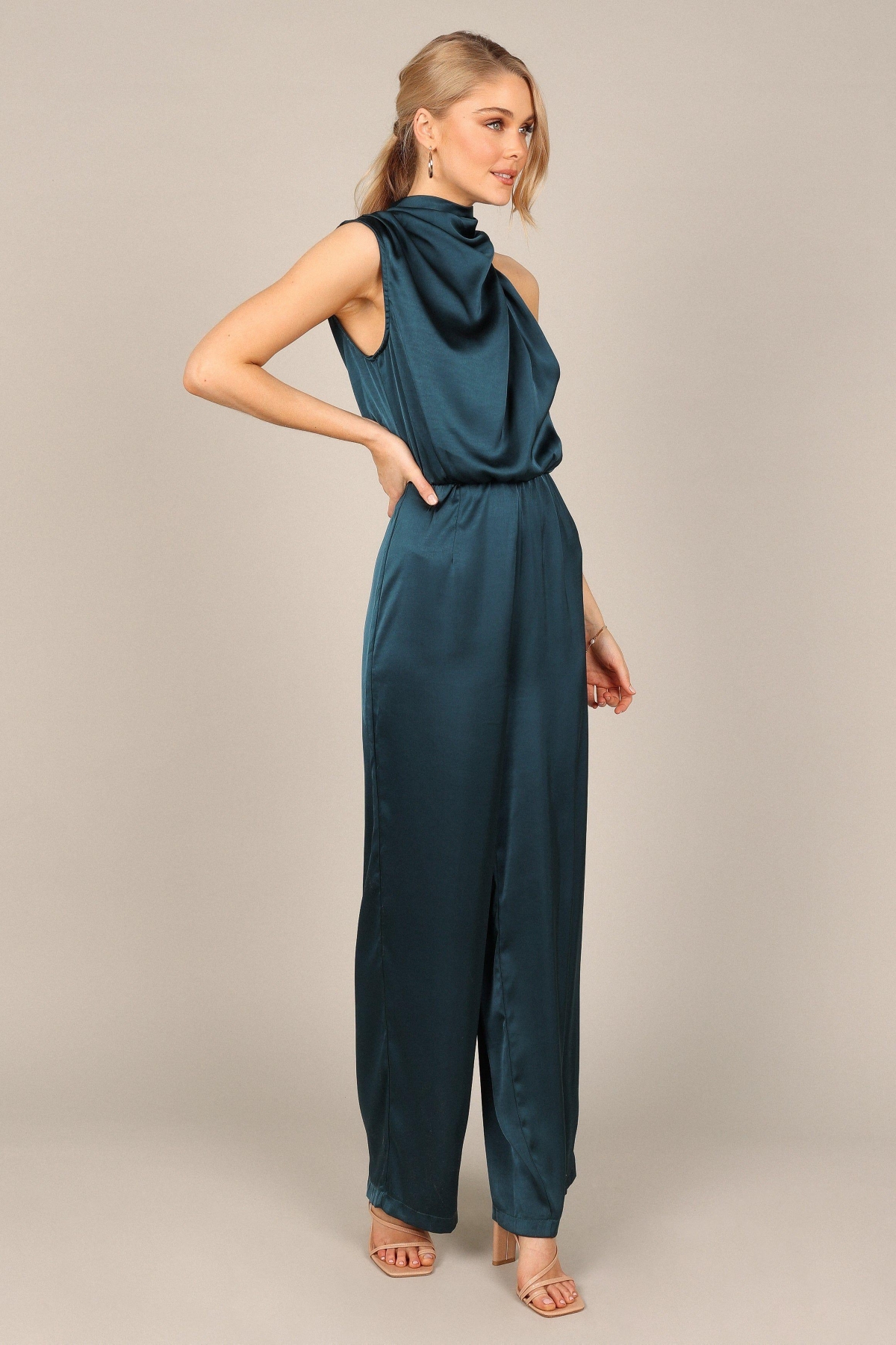 Petal and Pup Women's Savannah One Shoulder Jumpsuit