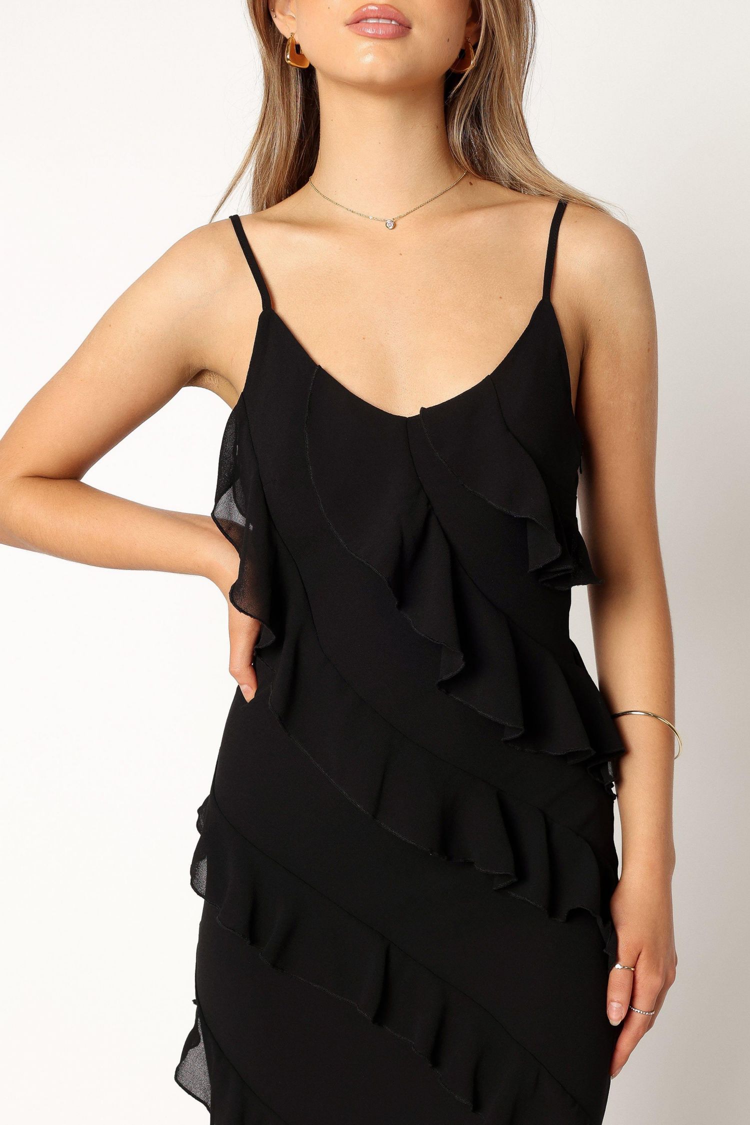 Women's Ciao Ruffles Maxi Dress