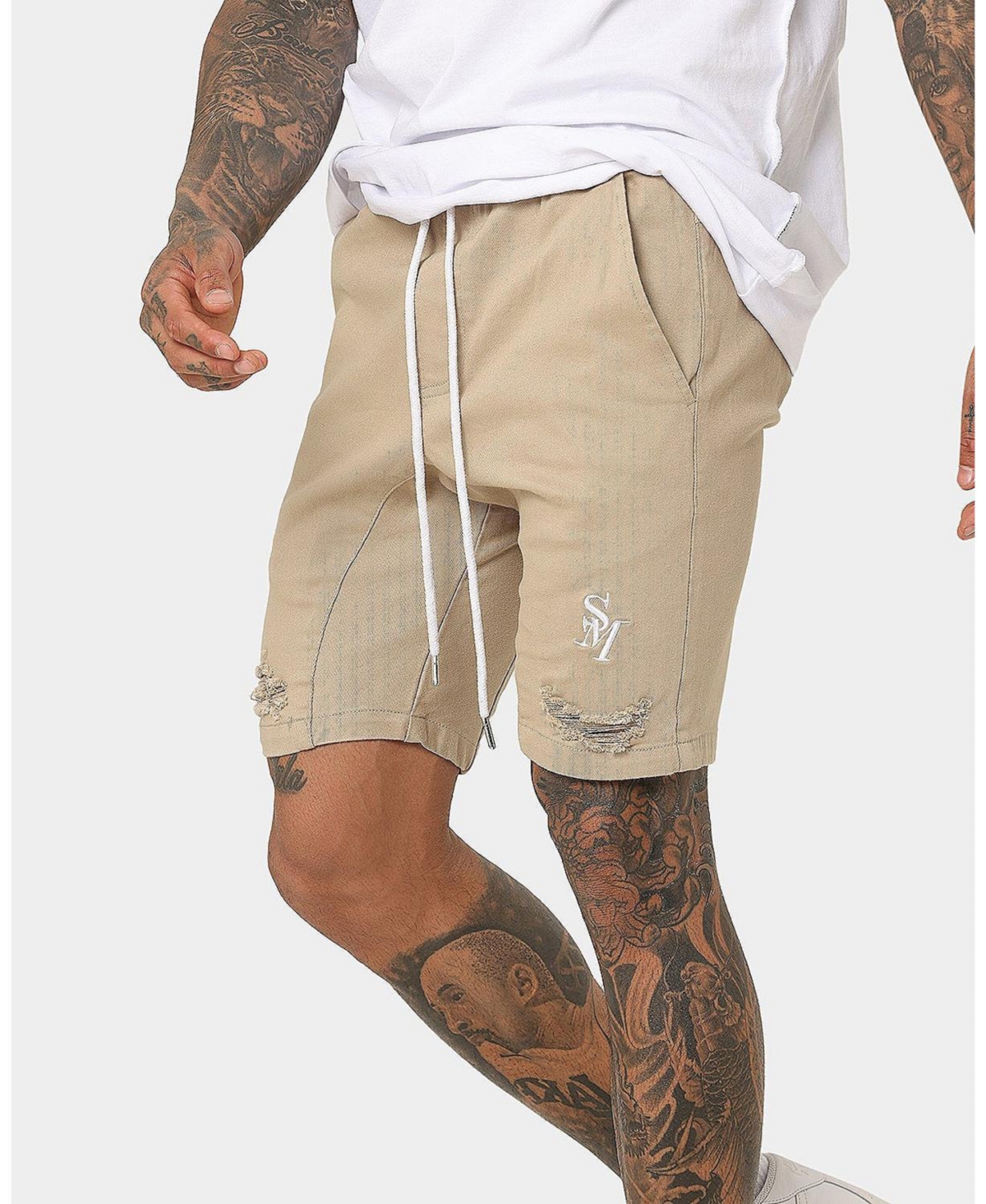 Saint Morta Mens Annex Denim Shorts Big & Tall