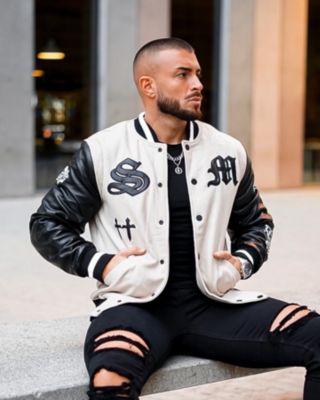 Mens Graveyard Varsity Jacket