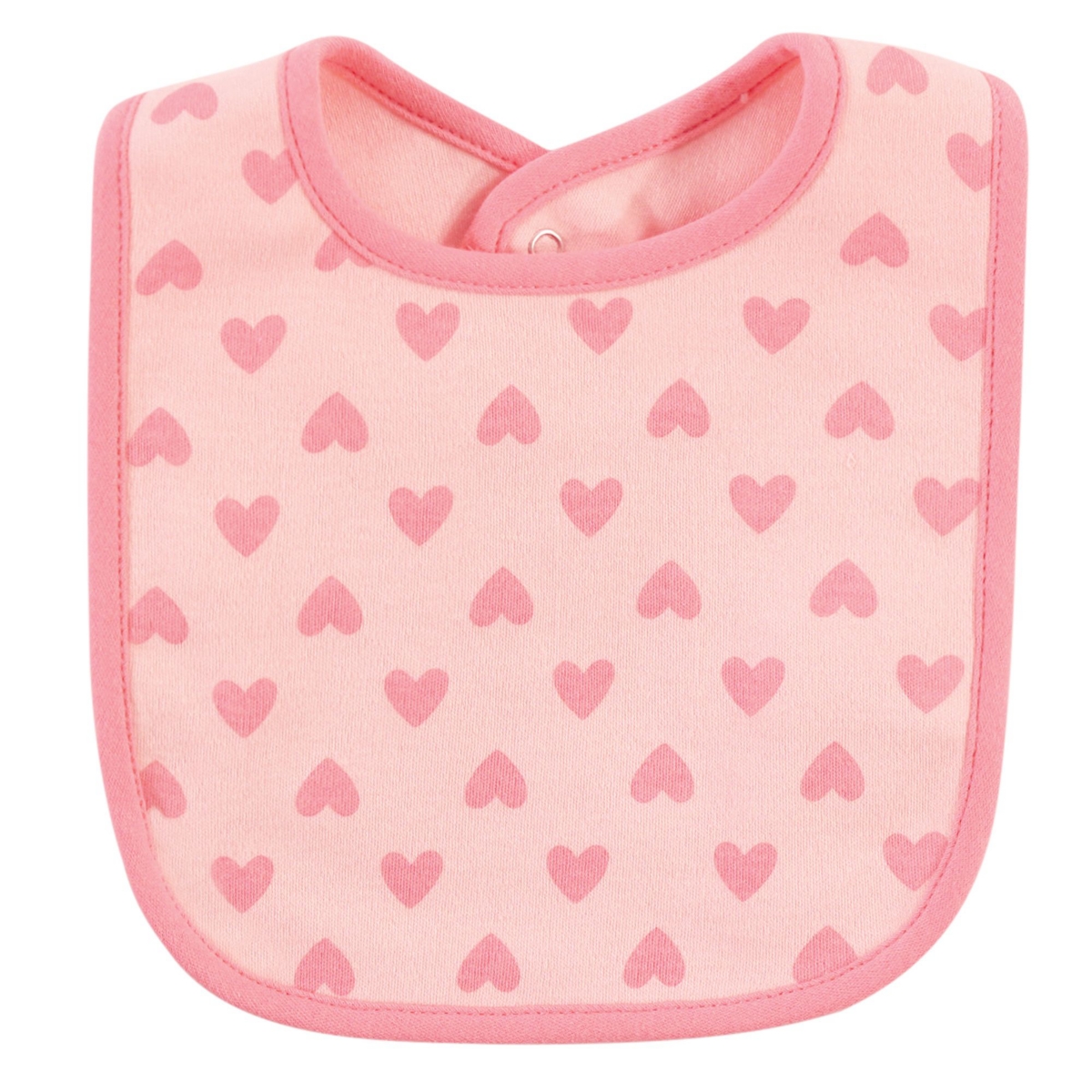 Hudson Baby Infant Girl Cotton Bibs, One Size - Sweet bunny