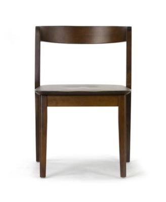 29.53" Astor Rubberwood Dining Chair, Set of 2