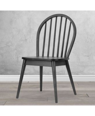 36.22" Astra Rubberwood Dining Chair, Set of 2