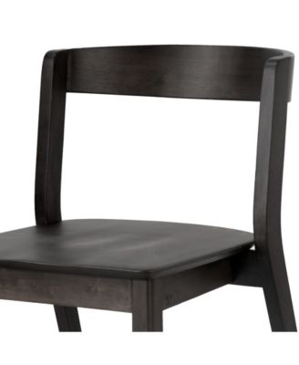 29.53" Astor Rubberwood Dining Chair, Set of 2
