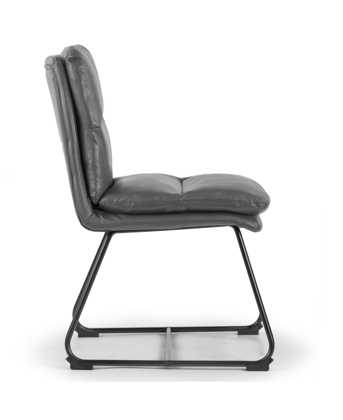 Glamour Home 33" Aulani Iron, Polyester Dining Chair, Set of 2