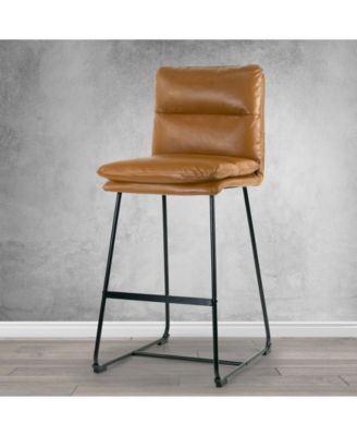 30" Aulani Iron, Polyester Barstool, Set of 2