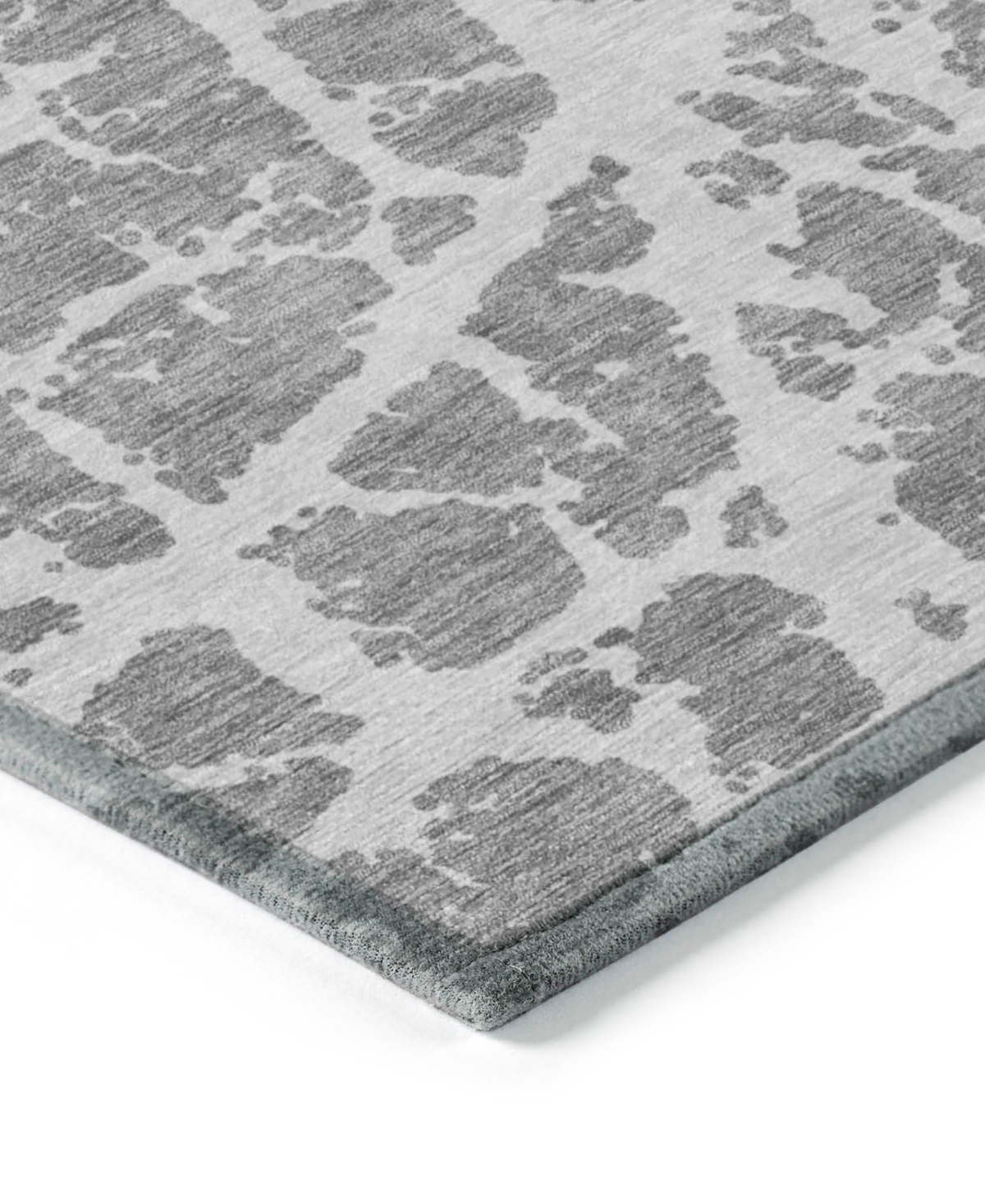 Addison Chantille Machine Washable Acn501 2'6x3'10 Area Rug In Charcoal