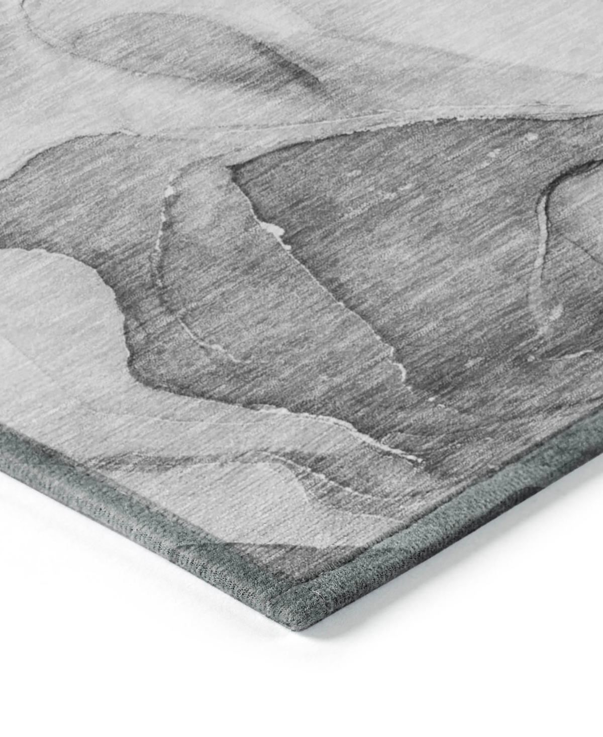 Shop Addison Chantille Machine Washable Acn504 8'x8' Round Area Rug In Gray