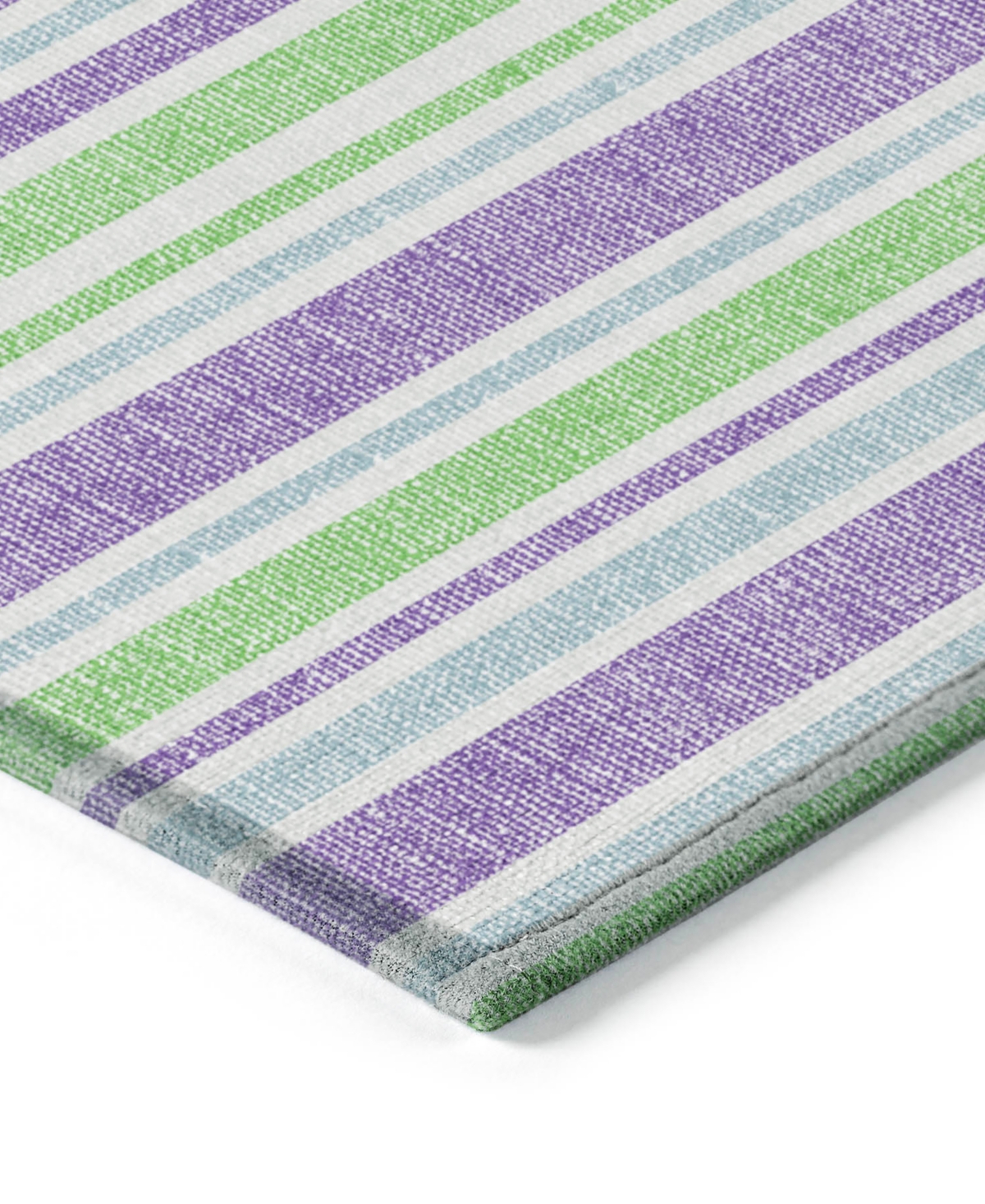 Shop Addison Chantille Machine Washable Acn531 2'6x3'10 Area Rug In Lime