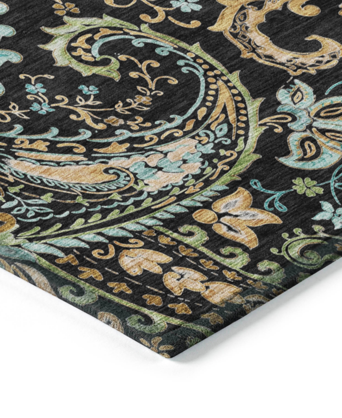 Addison Chantille Machine Washable Acn533 10'x14' Area Rug In Black