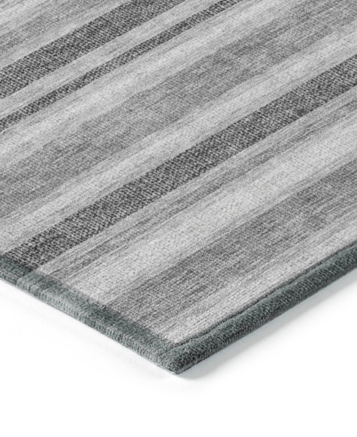 Addison Chantille Machine Washable Acn531 9'x12' Area Rug In Silver